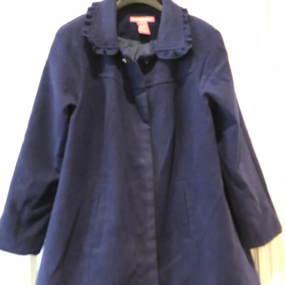 Beautiful royal blue wool coat. 20W EUC - Picture 1 of 4